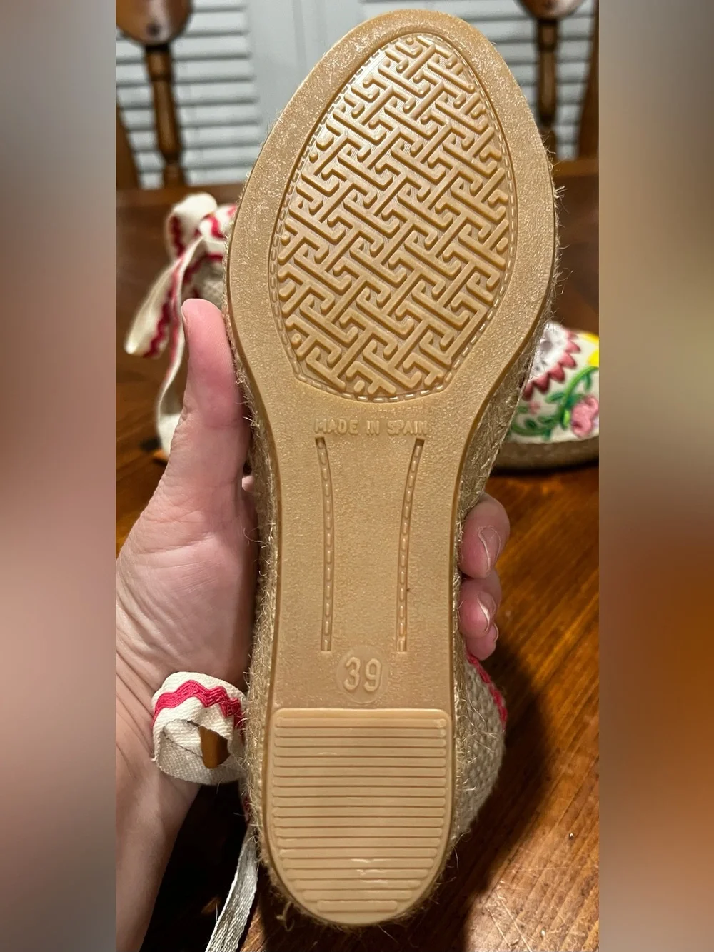 Toni Pons & World Family Ibiza Lolita Espadrille Wedge Sandal Sz 8 or EU 39